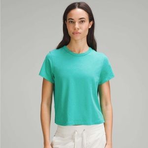 Lululemon Classic Fit Cotton Blend T-Shirt Kelly Green 2